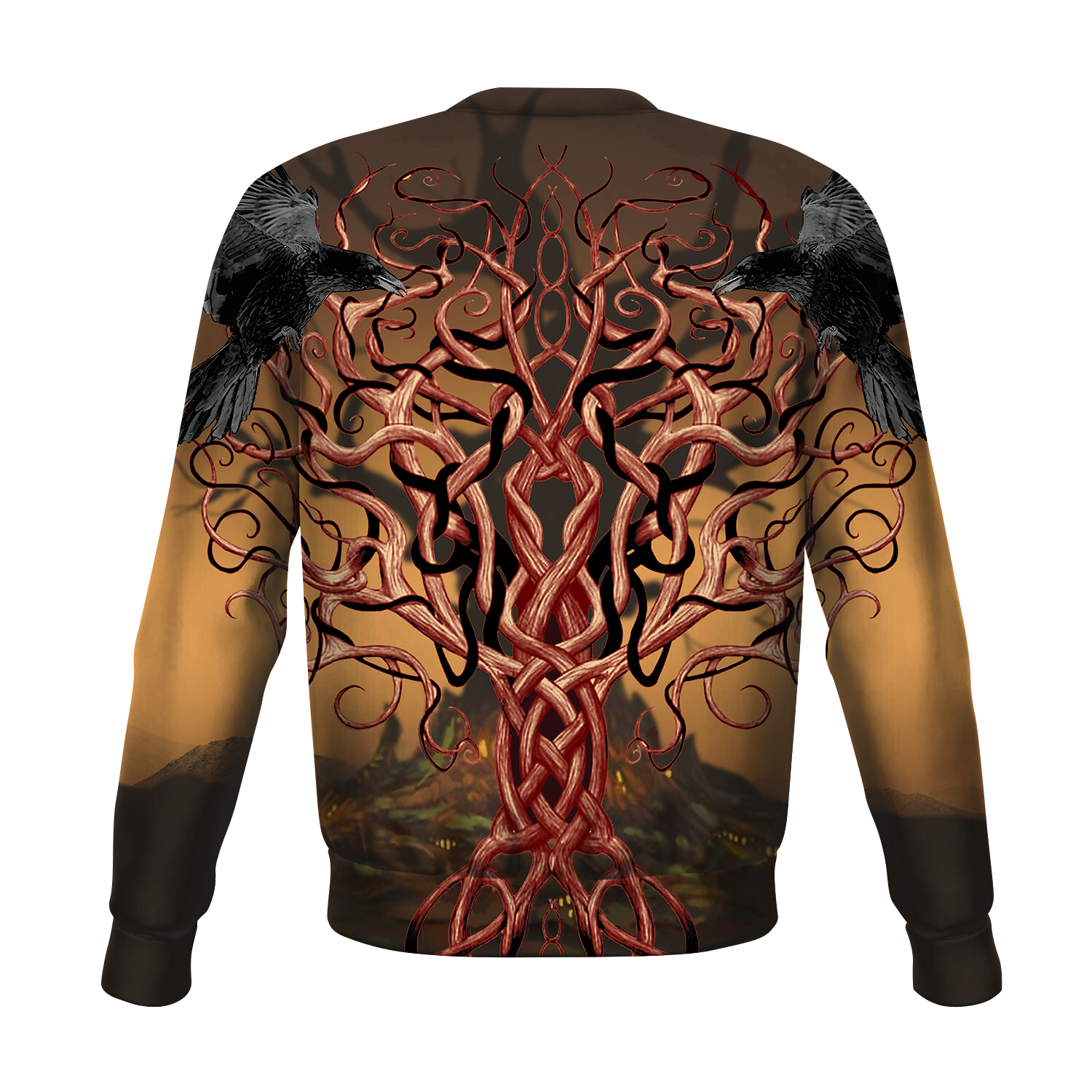 Viking Wolf All Over Printed-ALL OVER PRINT HOODIES-HP Arts-Hoodie-S-Vibe Cosy™