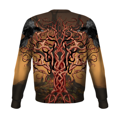 Viking Wolf All Over Printed-ALL OVER PRINT HOODIES-HP Arts-Hoodie-S-Vibe Cosy™