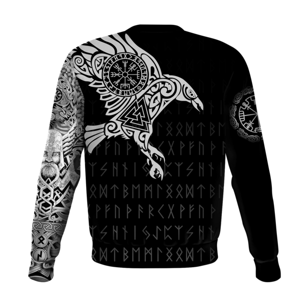Vikings - The Raven of Odin Tattoo version 2.0-Apparel-HP Arts-Hoodie-S-Vibe Cosy™