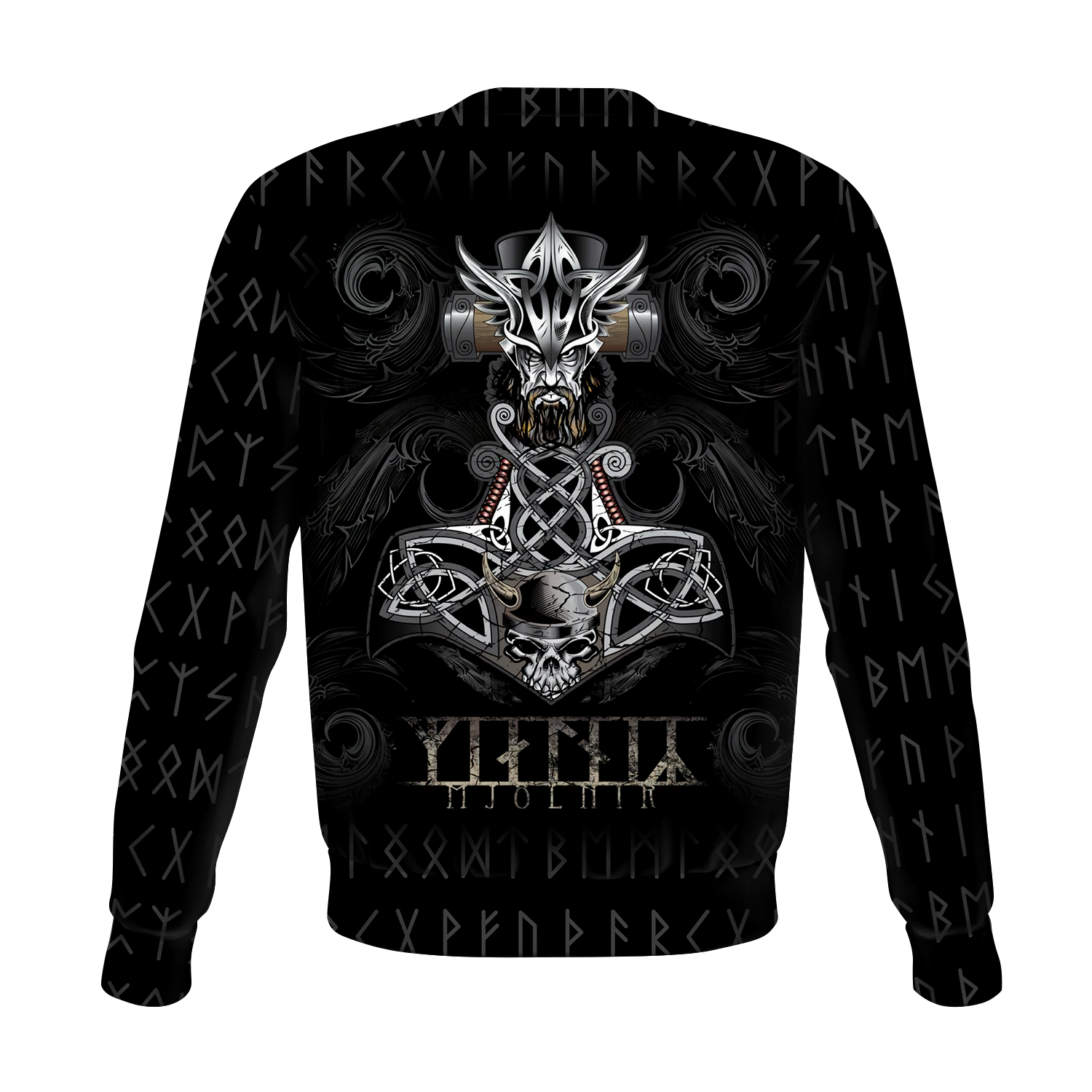 Viking Hoodie Mjolnir-Apparel-HP Arts-Hoodie-S-Vibe Cosy™