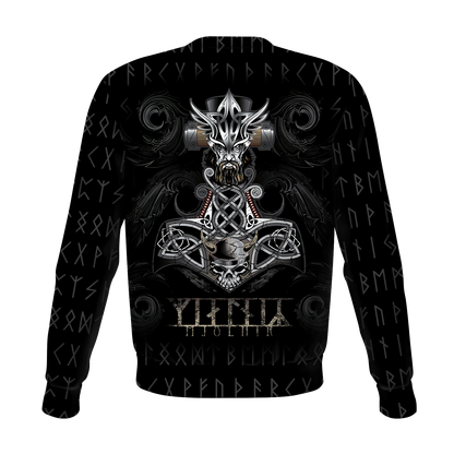 Viking Hoodie Mjolnir-Apparel-HP Arts-Hoodie-S-Vibe Cosy™