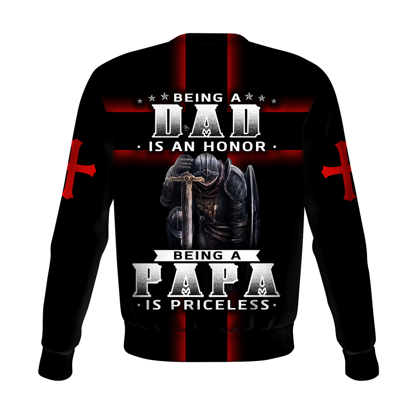 Being a Dad is an Honor Being a Papa is Priceless-Apparel-HP Arts-Sweatshirt-S-Vibe Cosy™