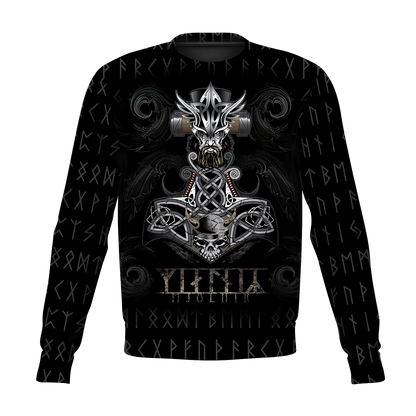 Viking Hoodie Mjolnir-Apparel-HP Arts-Sweatshirt-S-Vibe Cosy™