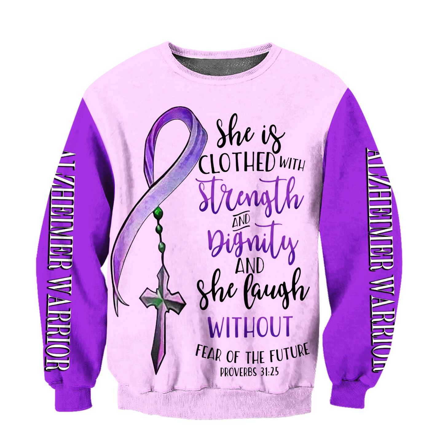 Alzheimer awareness Bible Verse 3D All Over Printed Shirts For Men and Women HHT04082002