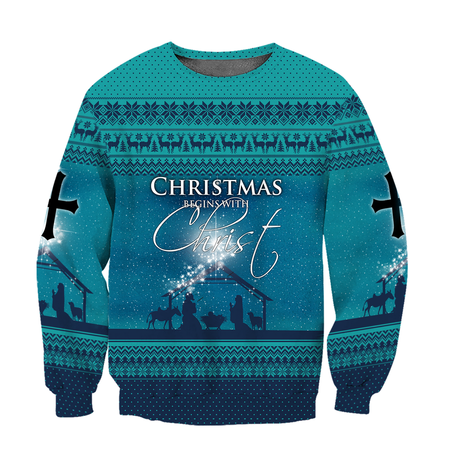 Premium Christian Jesus Catholic 3D Printed Unisex Shirts