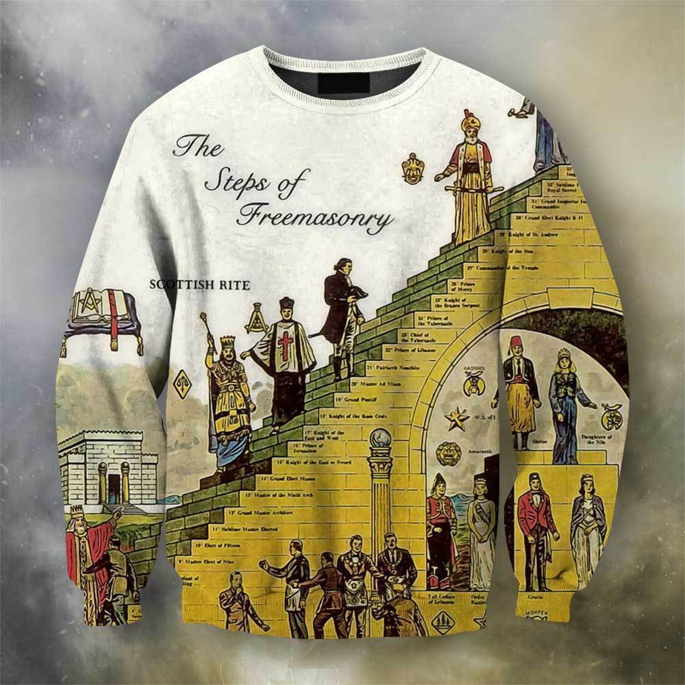 3D All Over Print Hierarchy of Masons Hoodie-Apparel-HD09-Sweat Shirt-S-Vibe Cosy™