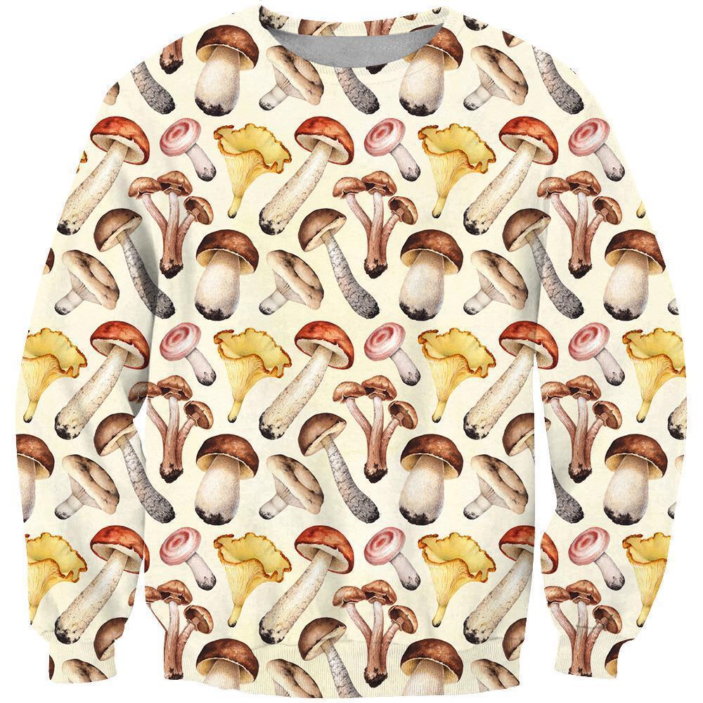 3D All Over Printing Mushroom Premium Shirt-Apparel-Phaethon-Sweatshirt-S-Vibe Cosy™