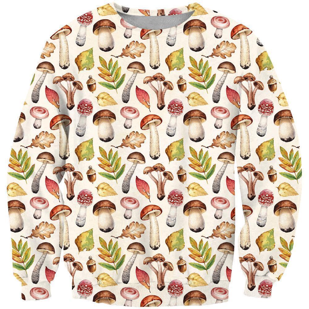 3D All Over Printing Mushroom Premium Shirt-Apparel-Phaethon-Sweatshirt-S-Vibe Cosy™