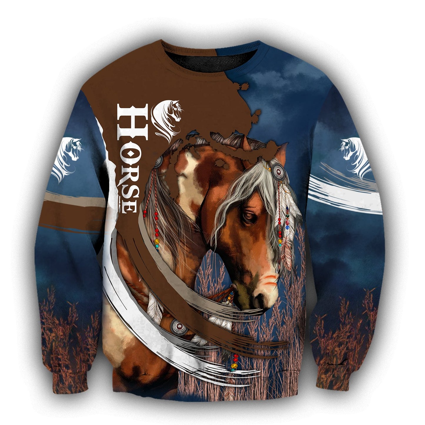 Beautiful Horse 3D All Over Printed Shirts For Men And Women TR2404203-Apparel-MP-Sweatshirts-S-Vibe Cosy™