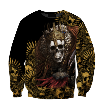 Unique King Skull Hoodie For Men And Women MEI