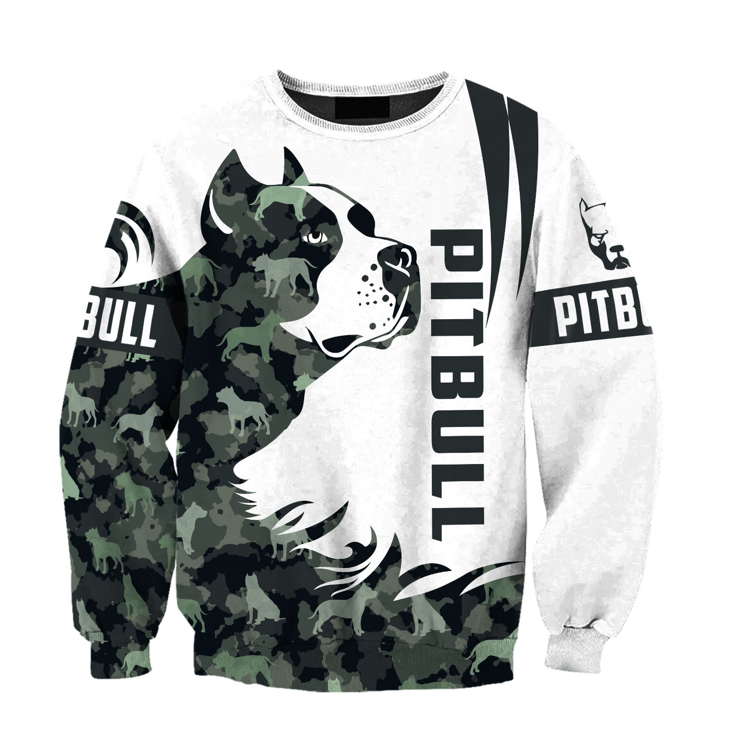 Save A Pit Bull Euthanize A Dog Fighter Camo Hoodie Shirt for Men and Women TR0810203