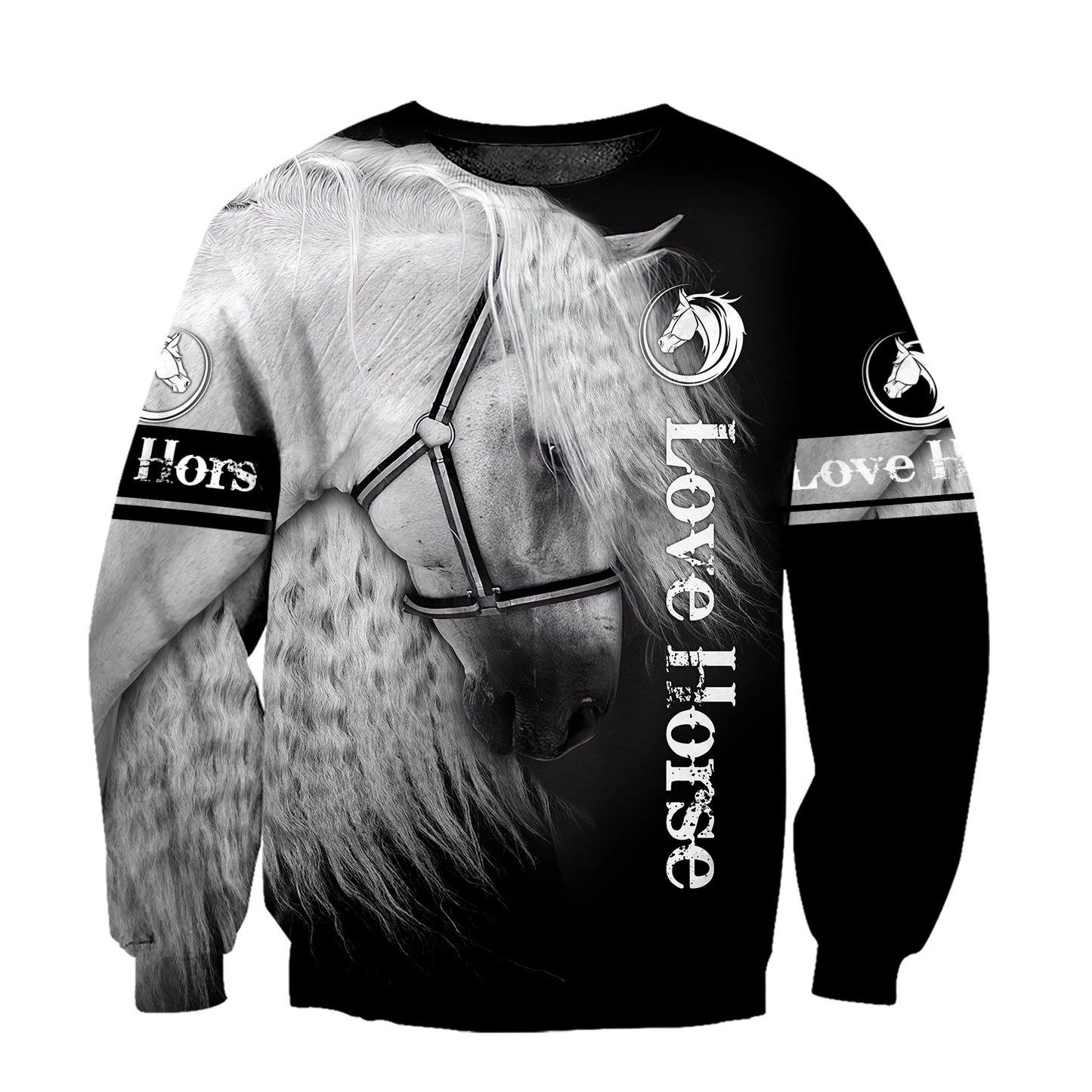 Beautiful Horse 3D All Over Printed Shirts For Men And Women TR2105201S-Apparel-MP-Sweatshirts-S-Vibe Cosy™