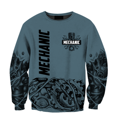 Mechanic 3D All Over Printed Hoodie For Men and Women TN16092002