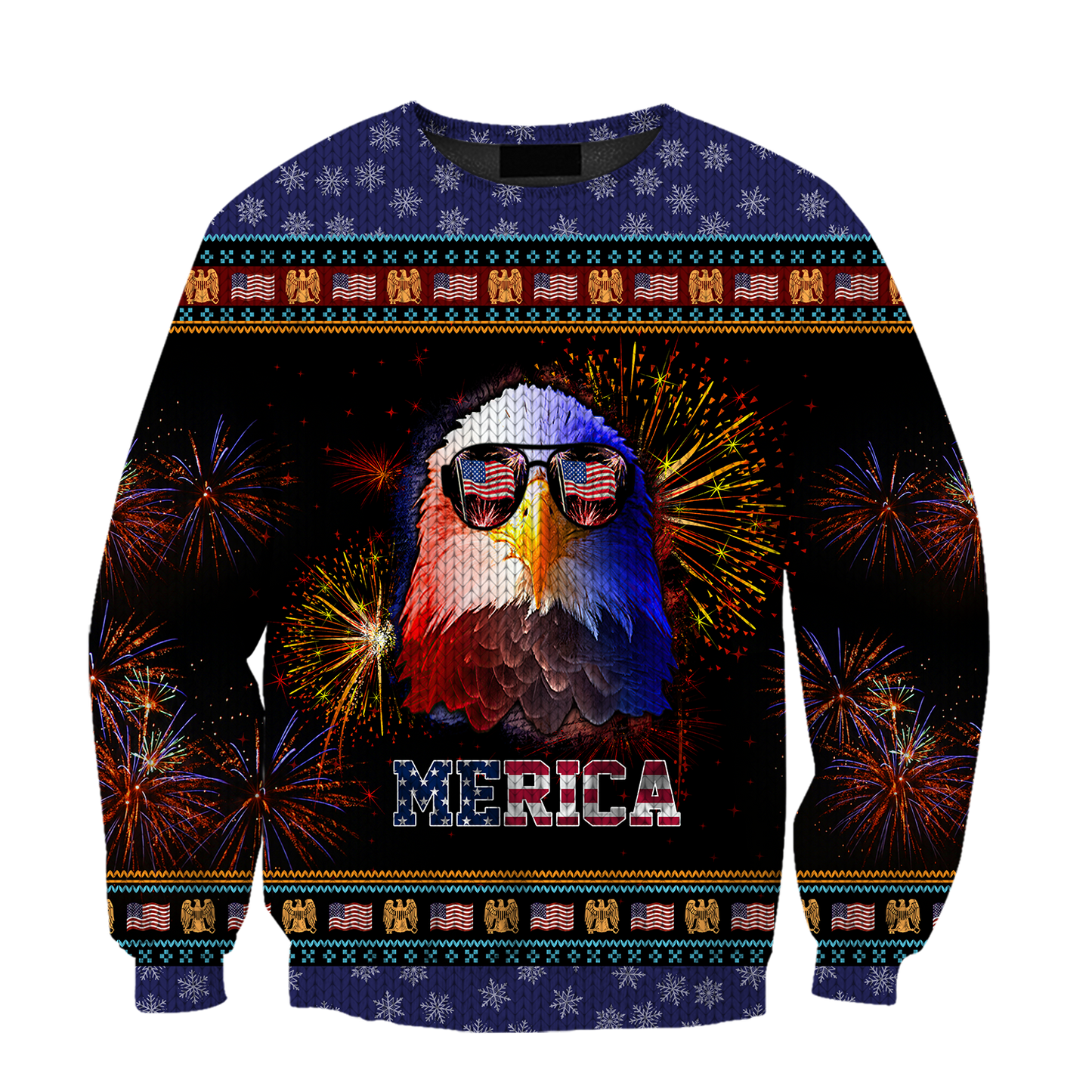 Merica Eagle 3D Hoodie Shirt For Men And Women LAM2002104