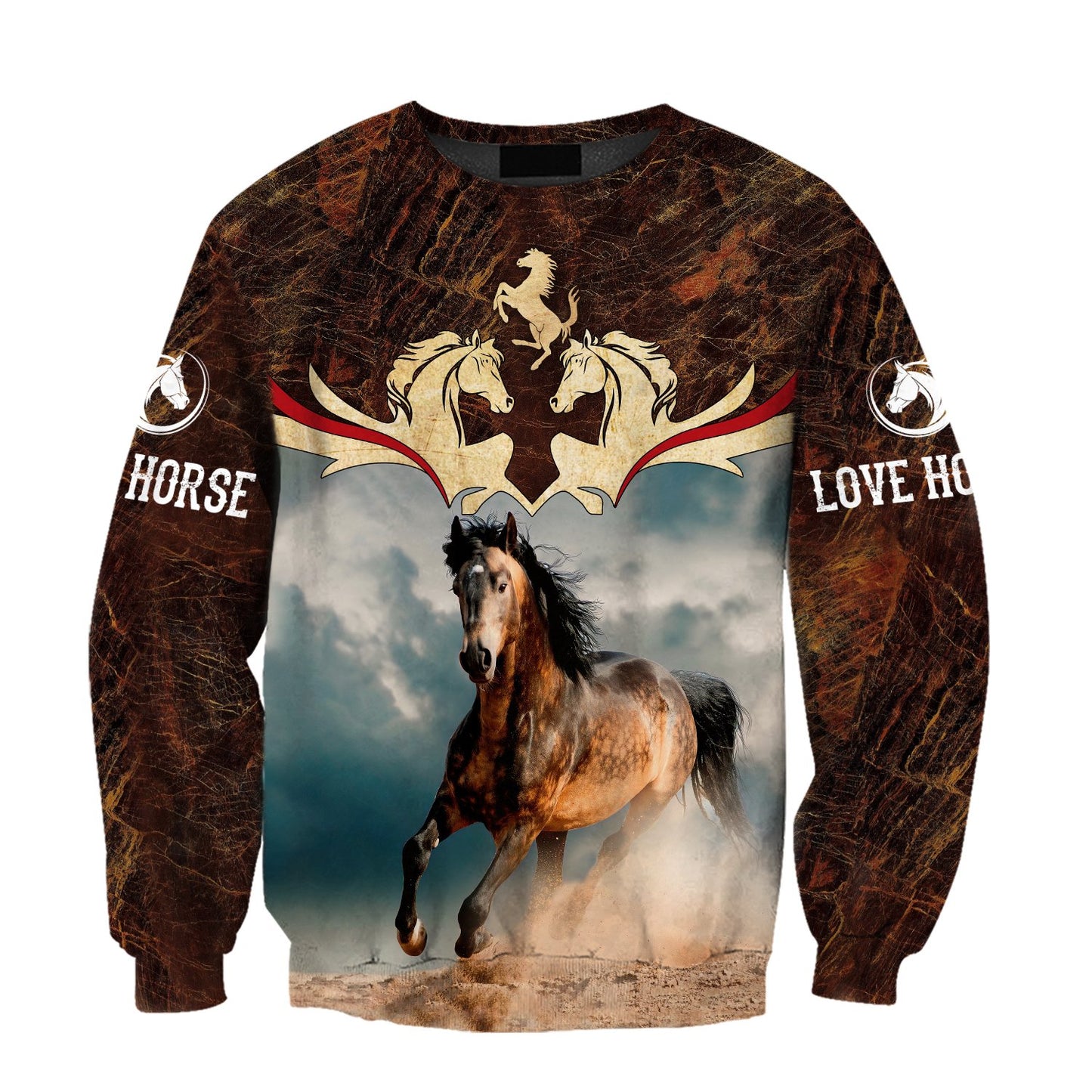 Love Horse 3D All Over Printed Shirts  Hoodie MP09082001