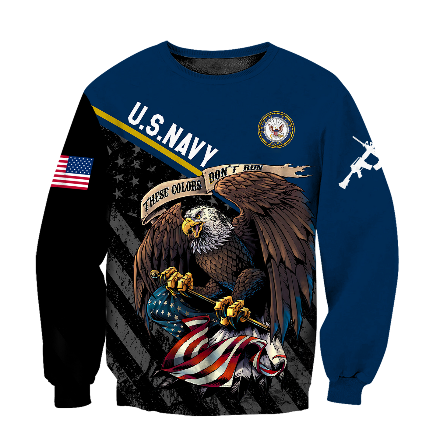 US Navy 3D All Over Printed Shirts For Men And Women