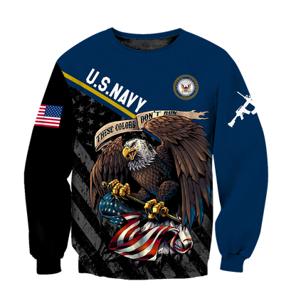US Navy 3D All Over Printed Shirts For Men And Women