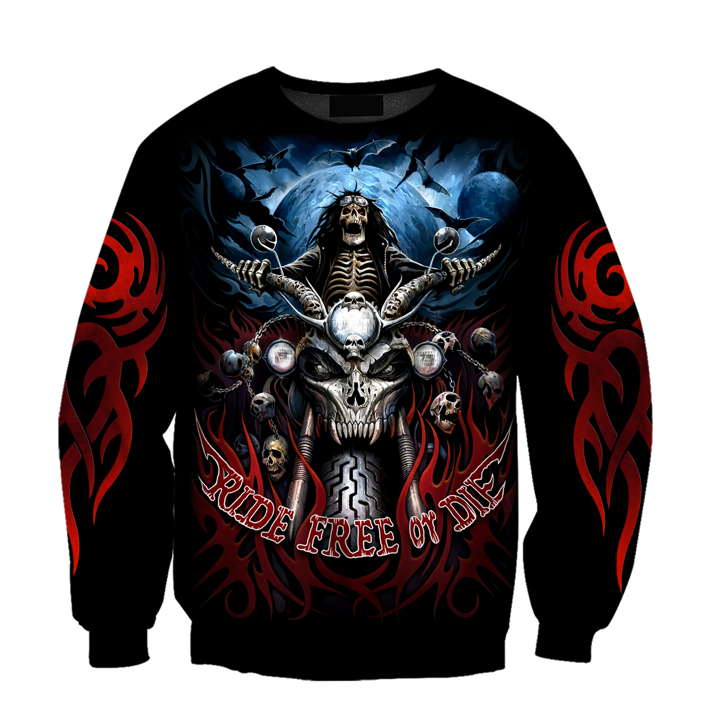 Ride free or die 3D All Over Printed Shirts and short for Men and Women PL