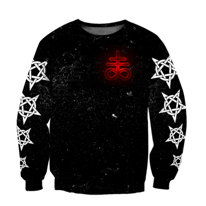 The Satanic Baphomet 3D  All Over Printed Hoodie MP853 - Amaze Style™-Apparel