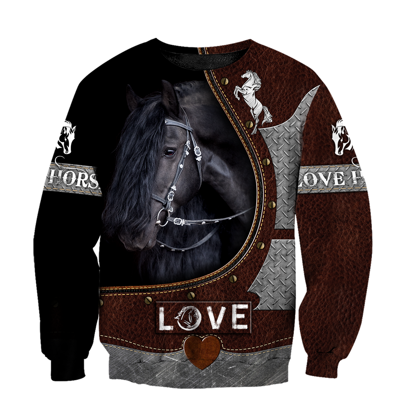 Beautiful Horse 3D All Over Printed Shirts For Men And Women TR2505201S-Apparel-MP-Sweatshirts-S-Vibe Cosy™