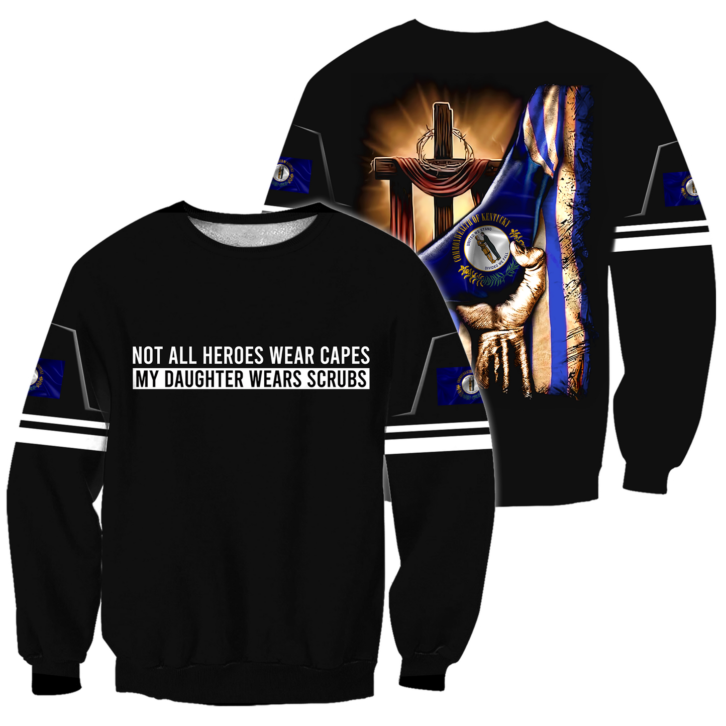 My daughter Kentucky 3d hoodie shirt for men and women HAC040401-Apparel-HG-Sweater-S-Vibe Cosy™