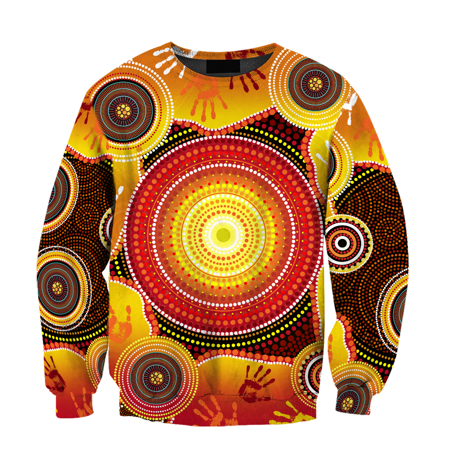 Aboriginal Indigenous Circle Dot Painting Shirt For Men And Women