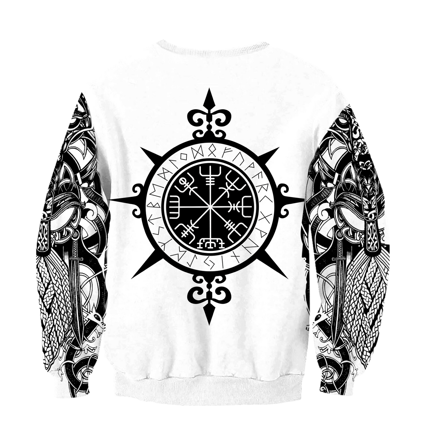 Viking Odin All Over Printed version 2.0 AM281004-Apparel-HP Arts-Hoodie-S-Vibe Cosy™