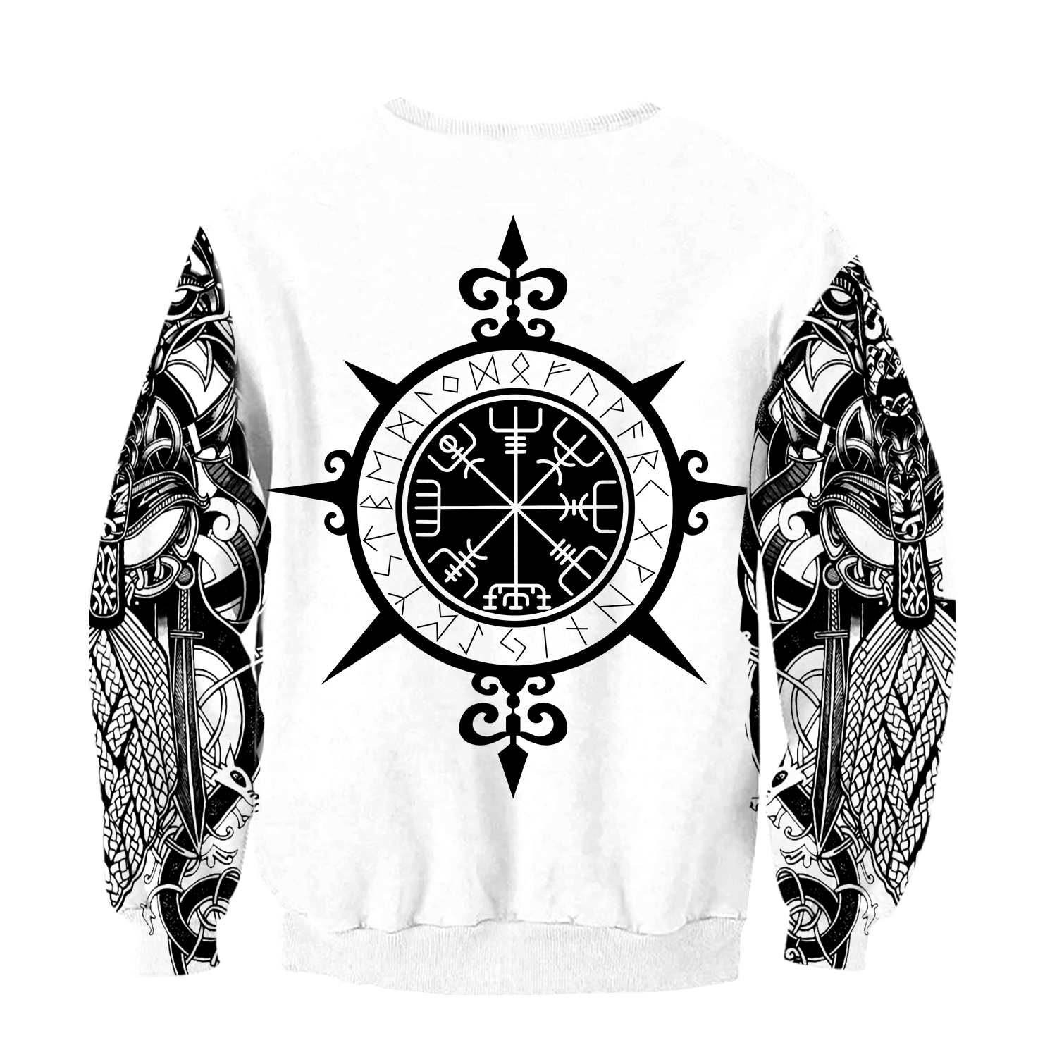 Viking Odin All Over Printed version 2.0 AM281004-Apparel-HP Arts-Hoodie-S-Vibe Cosy™