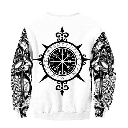 Viking Odin All Over Printed version 2.0 AM281004-Apparel-HP Arts-Hoodie-S-Vibe Cosy™