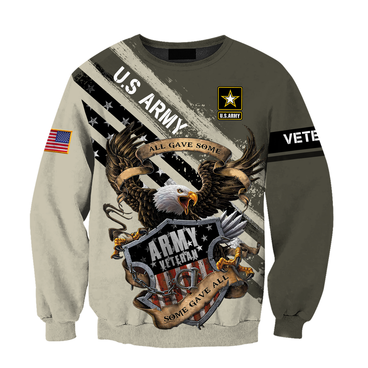 US Veteran Army All Gave Some 3D Shirts