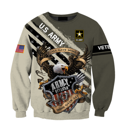 US Veteran Army All Gave Some 3D Shirts
