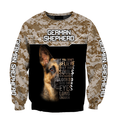German Shepherd Camo Unisex Shirts TR2110206