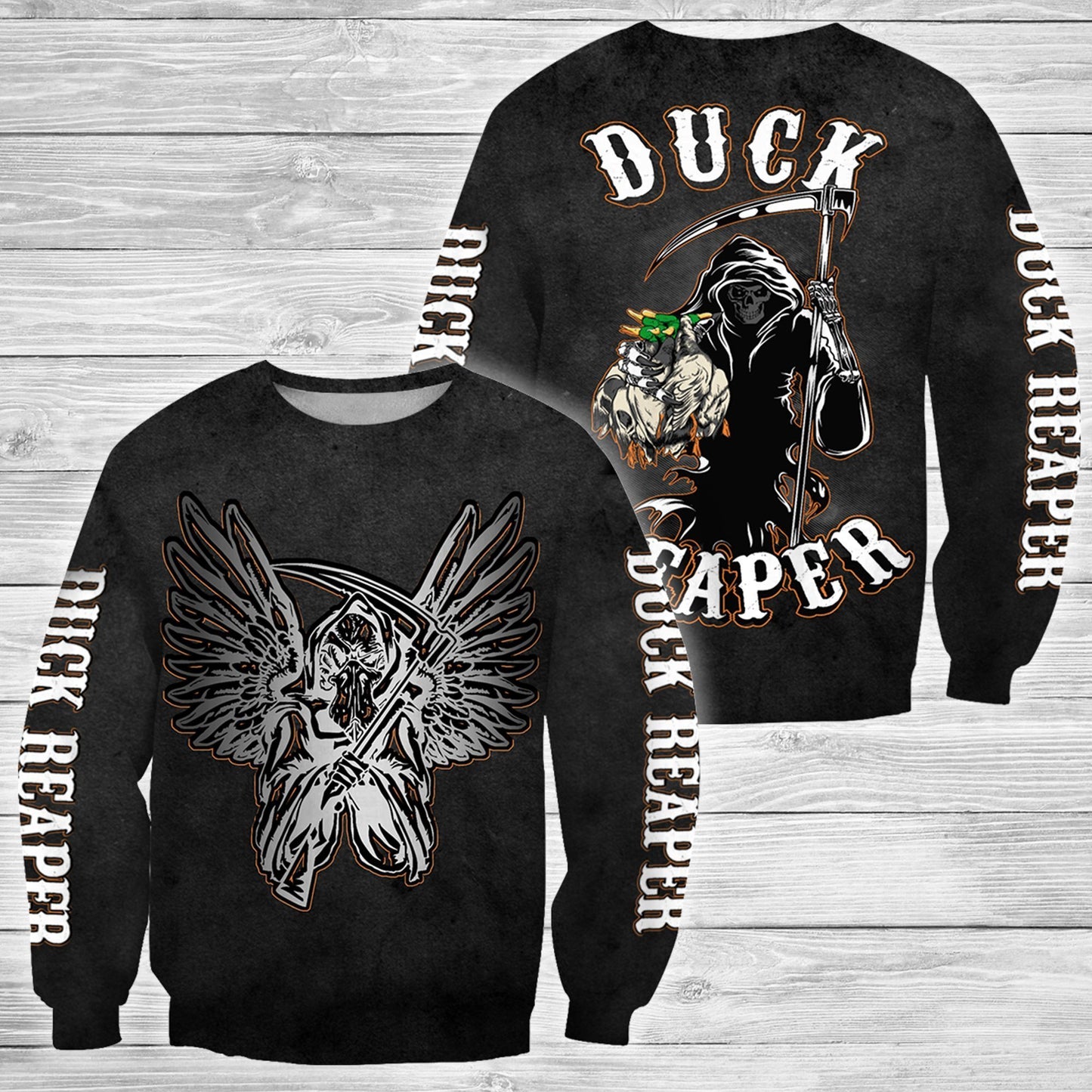 3D All Over Printed Duck Reaper-Apparel-HP Arts-Sweatshirt-S-Vibe Cosy™