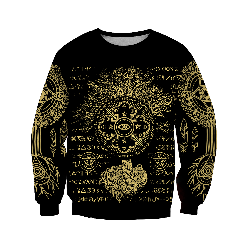 Alchemy World Tree 3D All Over Printed Shirts Hoodie JJ140201-Apparel-MP-Sweatshirts-S-Vibe Cosy™