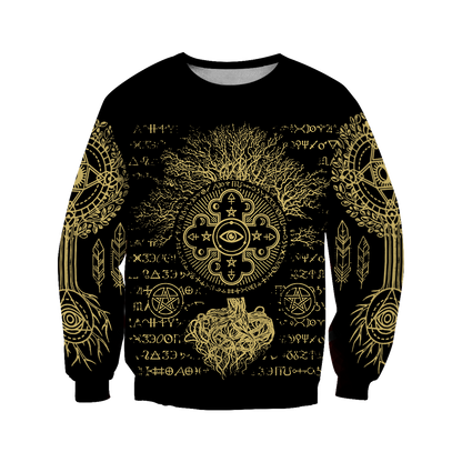 Alchemy World Tree 3D All Over Printed Shirts Hoodie JJ140201-Apparel-MP-Sweatshirts-S-Vibe Cosy™