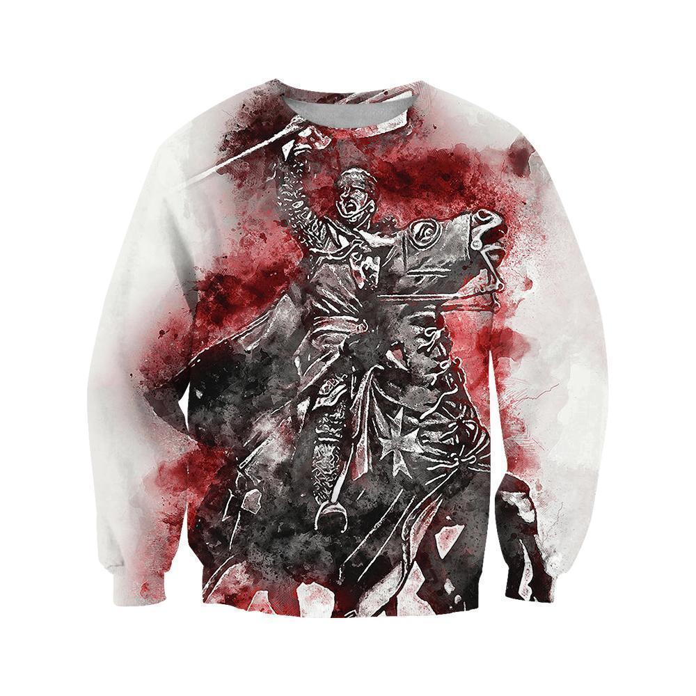 3D All Over Printed Templar Shirts-Apparel-HP Arts-Sweatshirt-S-Vibe Cosy™