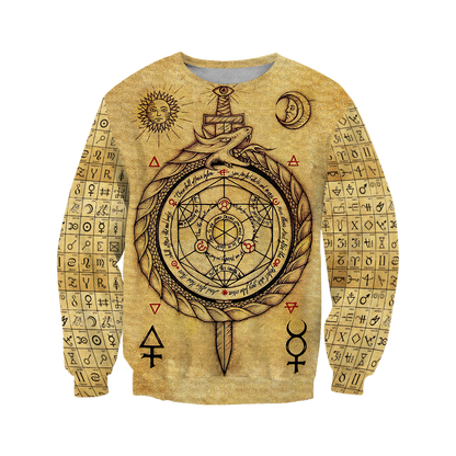 Alchemy 3D All Over Printed Shirts Hoodie JJ020101-Apparel-MP-Sweatshirts-S-Vibe Cosy™