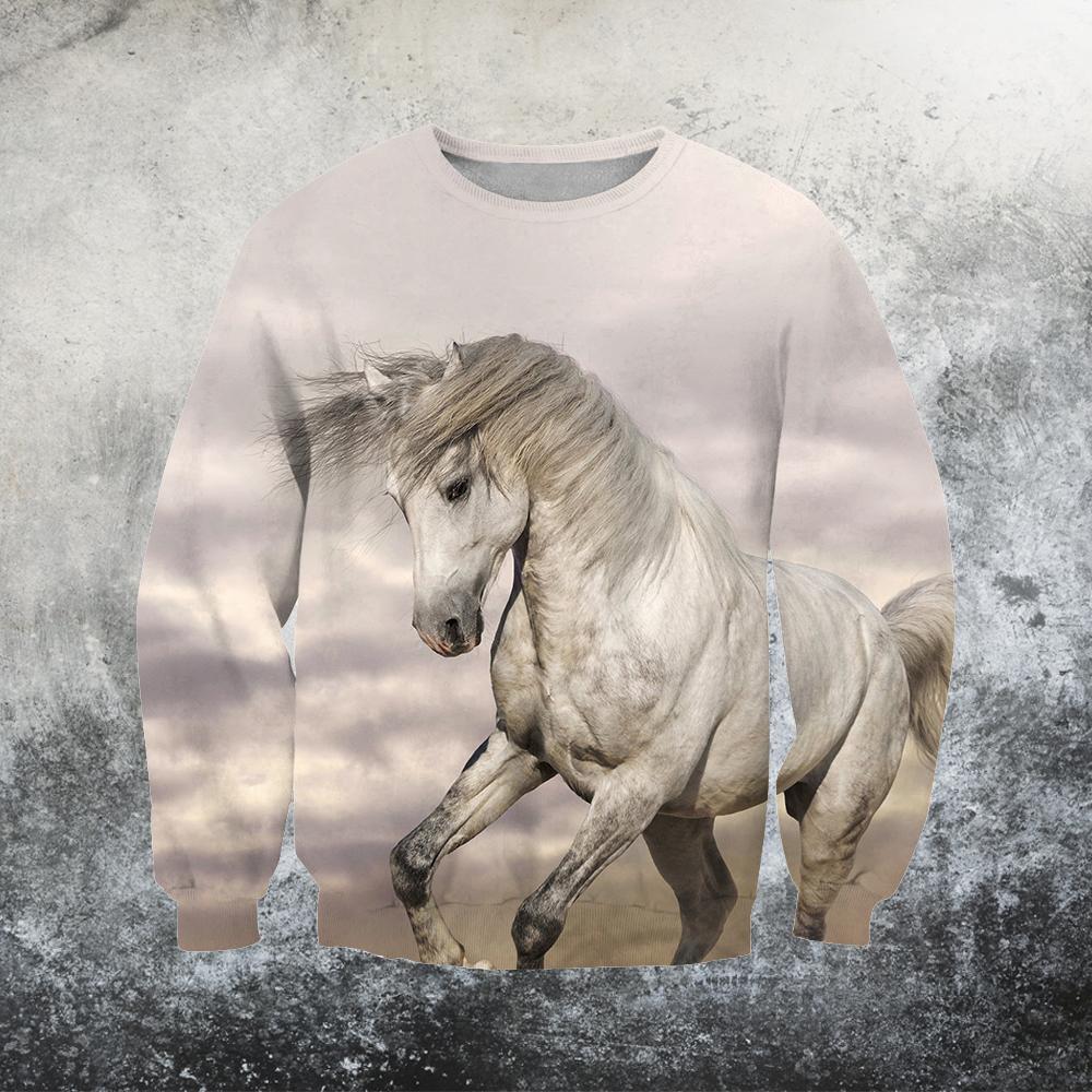 Dawn - Horse NTH220709-Apparel-NTH-Sweat Shirt-S-Vibe Cosy™