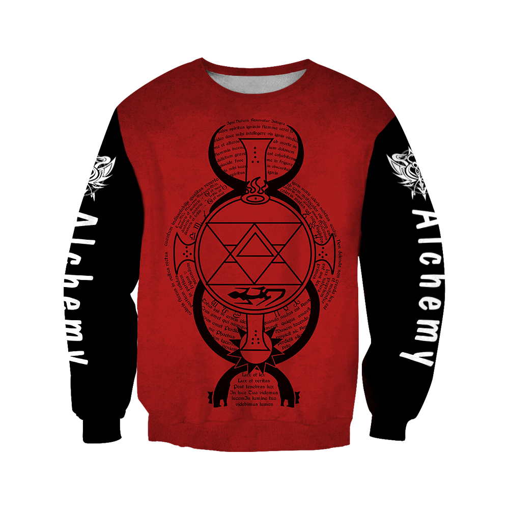 Alchemy 3D All Over Printed Shirts Hoodie JJ030103-Apparel-MP-Sweatshirts-S-Vibe Cosy™