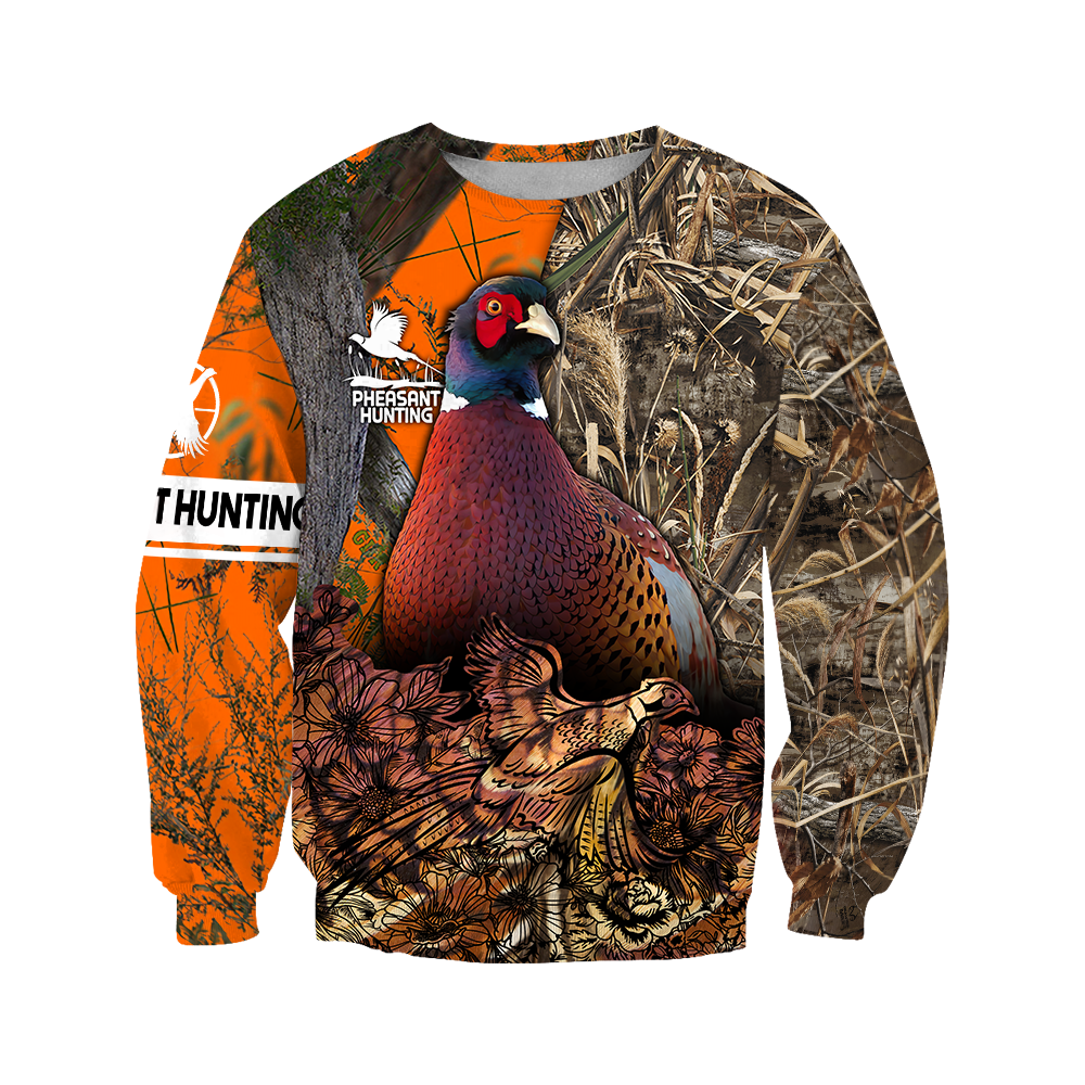 Pheasant Hunting 3D All Over Printed Shirts For Men And Women JJ130101-Apparel-MP-Sweatshirts-S-Vibe Cosy™