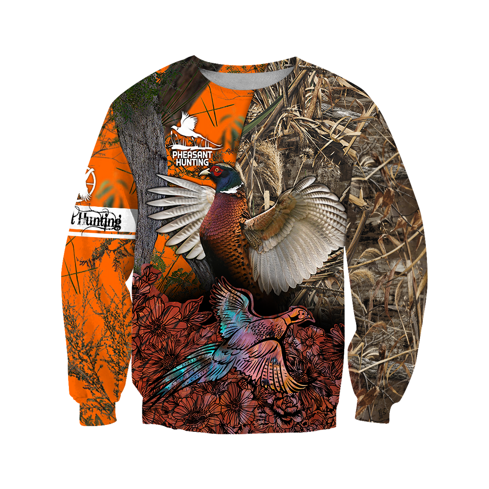 Pheasant Hunting 3D All Over Printed Shirts For Men And Women JJ050203-Apparel-MP-Sweatshirts-S-Vibe Cosy™