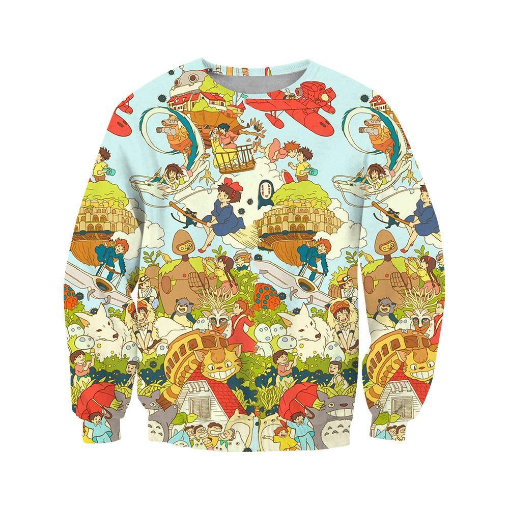 3D All Over Print Anime Japan Hoodie-Apparel-Khanh Arts-Sweat Shirt-S-Vibe Cosy™