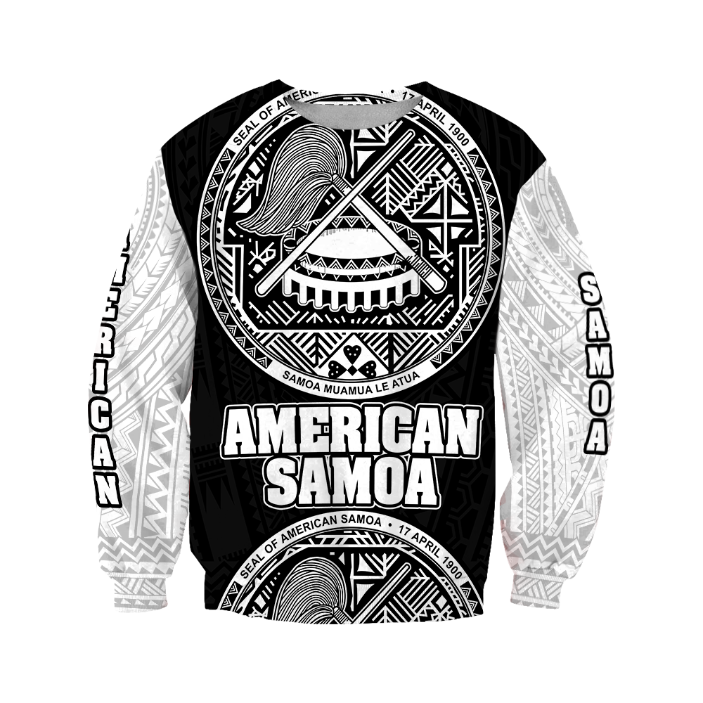American Samoa All Over Hoodie - Coat Of Arm JJ300101 PL-Apparel-PL8386-Sweatshirt-S-Vibe Cosy™