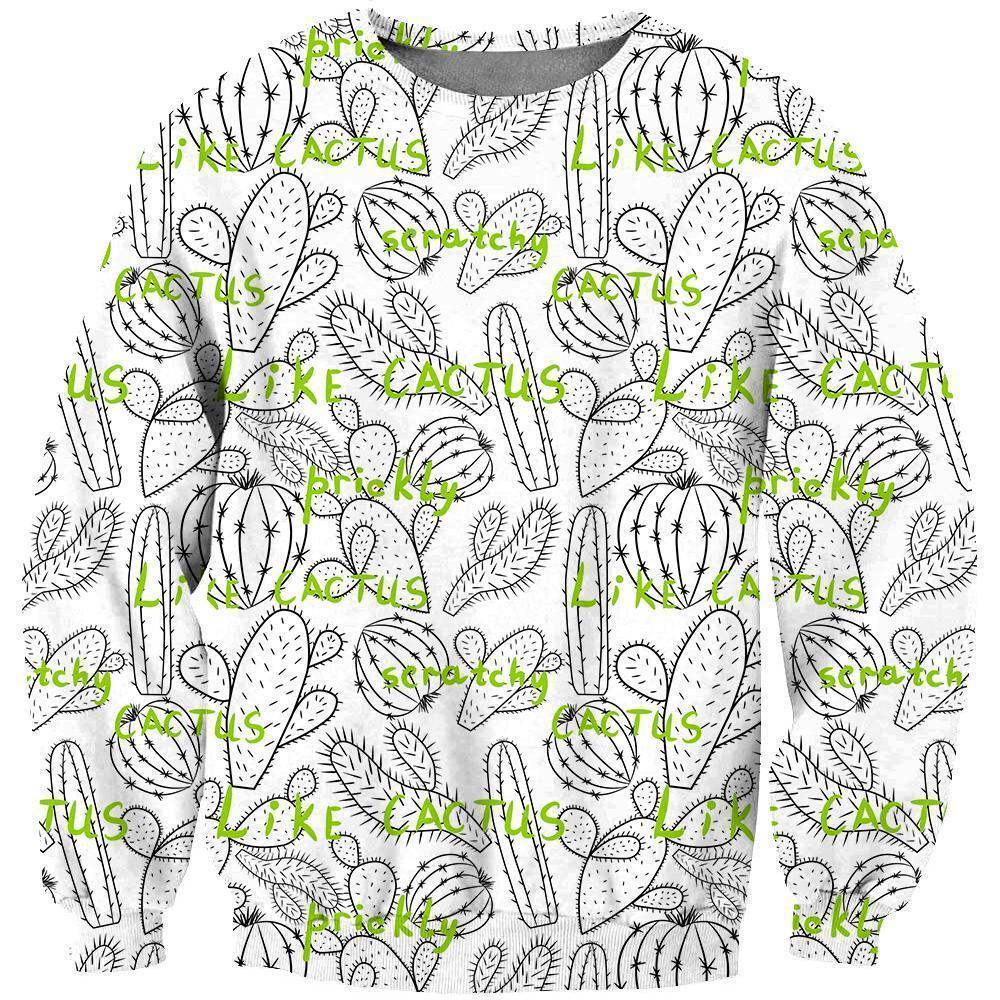 3D All Over Printing Like Green Cacti Shirt-Apparel-NTH-Sweatshirt-S-Vibe Cosy™