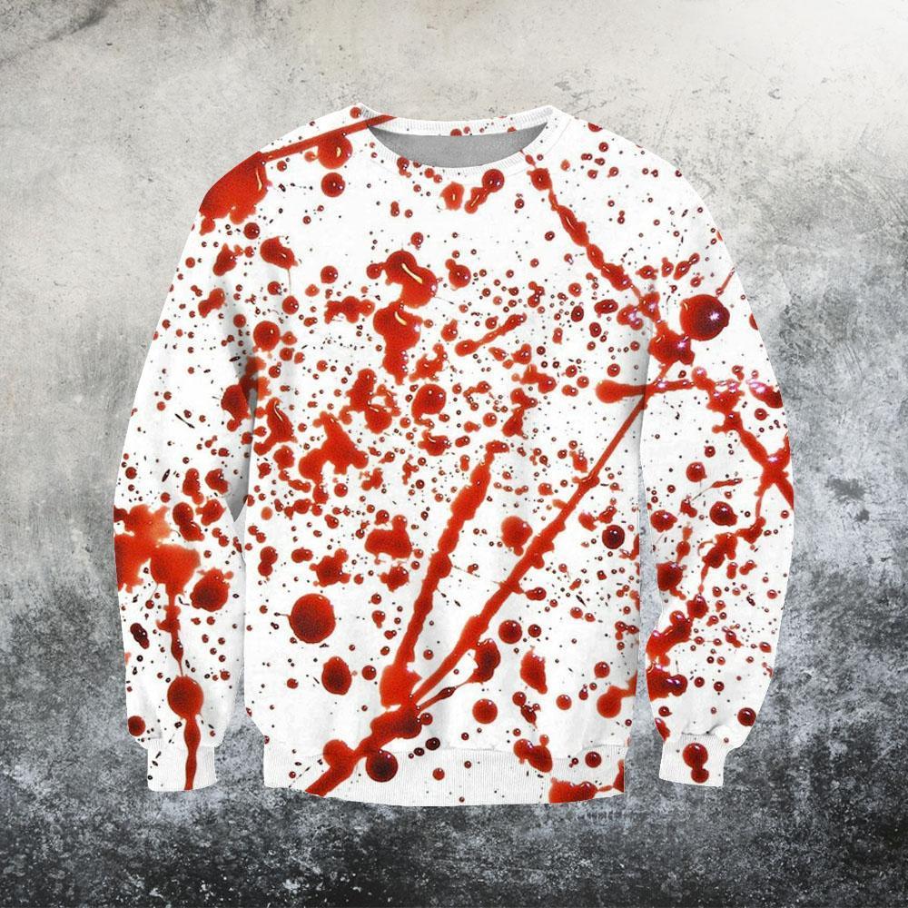 Blood Spatter Hoodie-Apparel-GP Art-Sweat Shirt-S-Vibe Cosy™