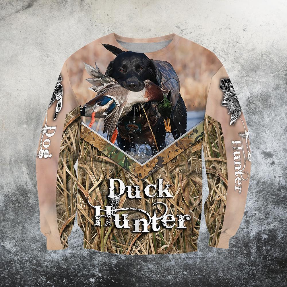Mallard Duck Hunting 3D All Over Printed Shirts for Men and Women JJ20111-Apparel-TT-Sweatshirts-S-Vibe Cosy™