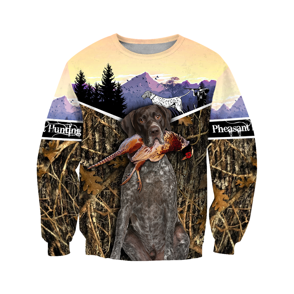 Pheasant Hunting 3D All Over Printed Shirts For Men And Women JJ110101-Apparel-MP-Sweatshirts-S-Vibe Cosy™