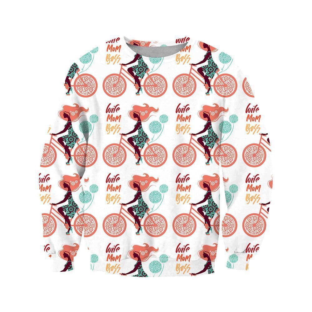 3D All Over Wife Mom Boss Hoodie-Apparel-Khanh Arts-Sweat Shirt-S-Vibe Cosy™