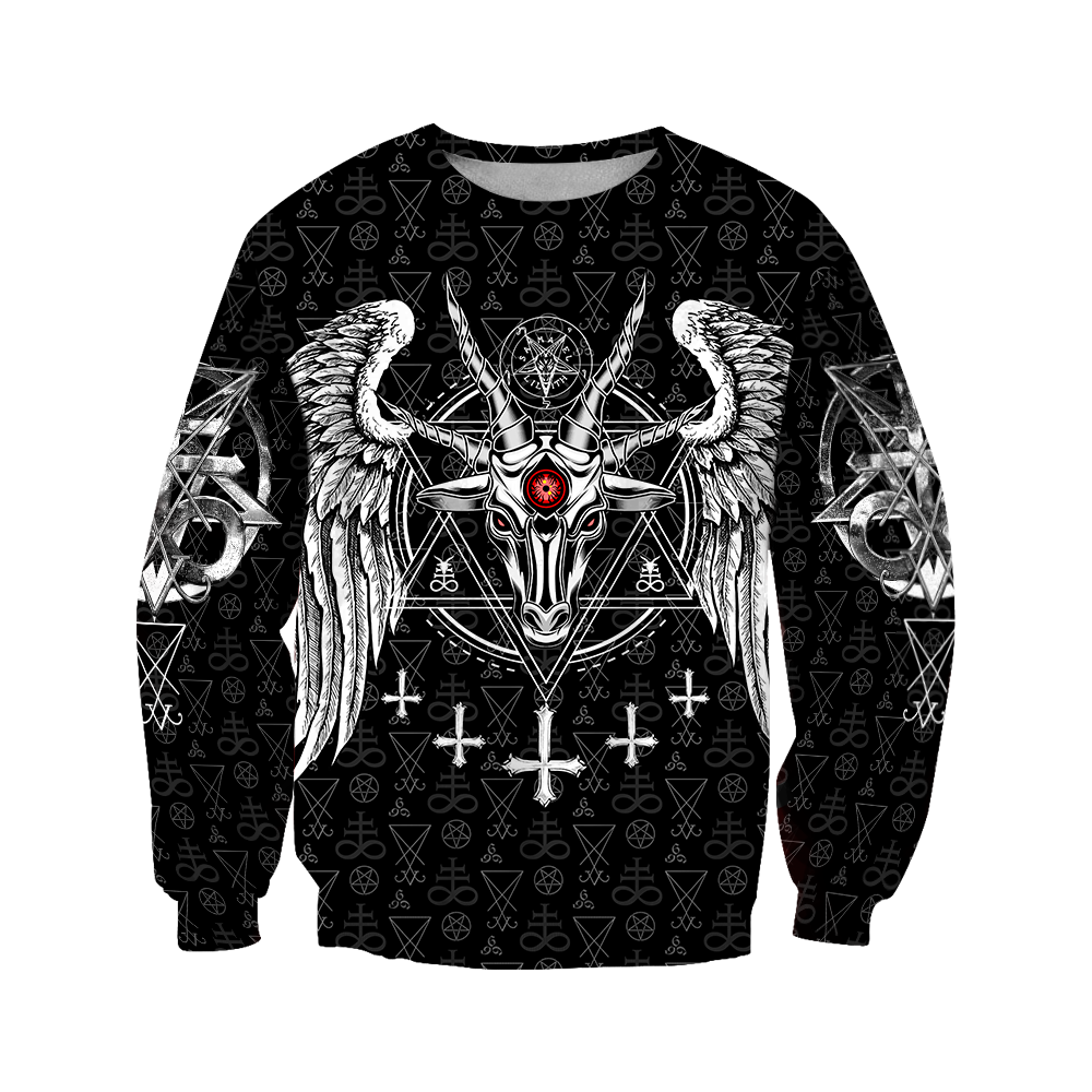 Satanic Devil 3D All Over Printed Hoodie JJ130201-Apparel-MP-sweatshirt-S-Vibe Cosy™