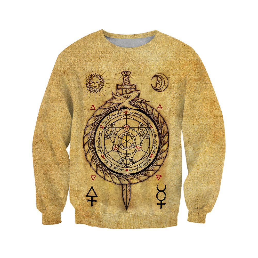 Alchemy 3D All Over Printed Shirts Hoodie JJ140106-Apparel-MP-Sweatshirts-S-Vibe Cosy™